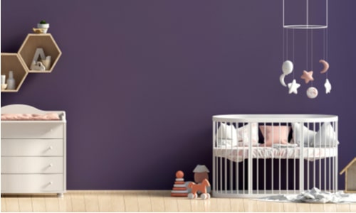 What Are The Best And Worst Colours To Paint Your Baby’s Nursery? Purple